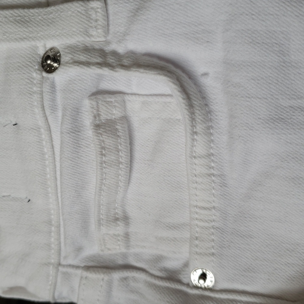 Veronica Beard Debbie High-Rise Skinny Jeans, White - Picture 15 of 15